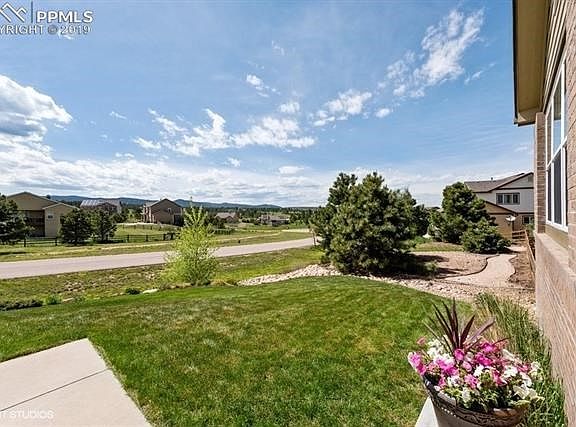 Open space, trails, and view outside the front door.
