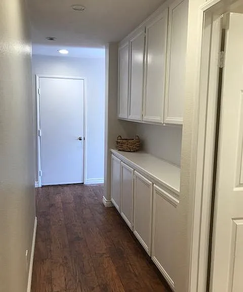 Hallway storage to Garage