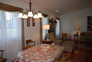 Dining area off great room