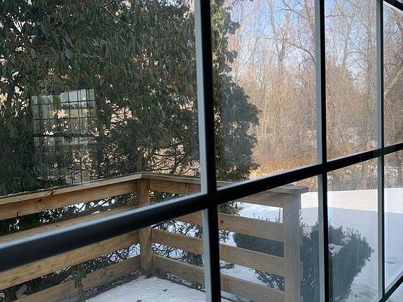 View of the deck from living room