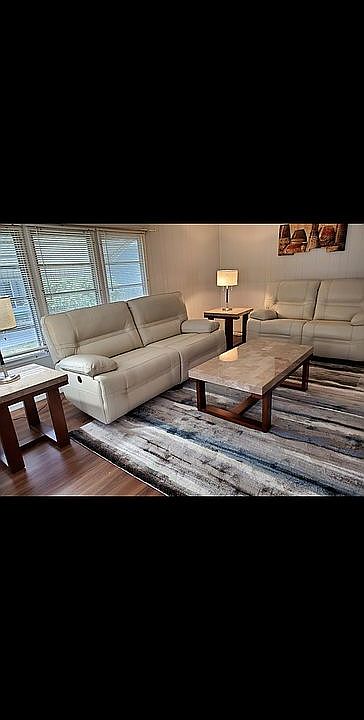 Living room after new floors