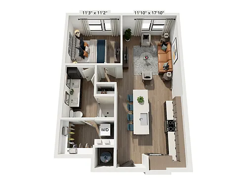 Floor plan A22