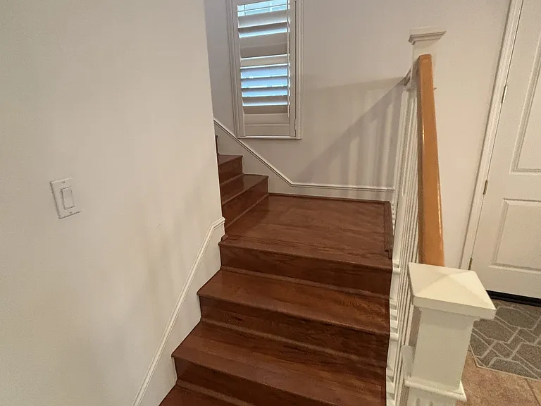 stairs, hardwood floors