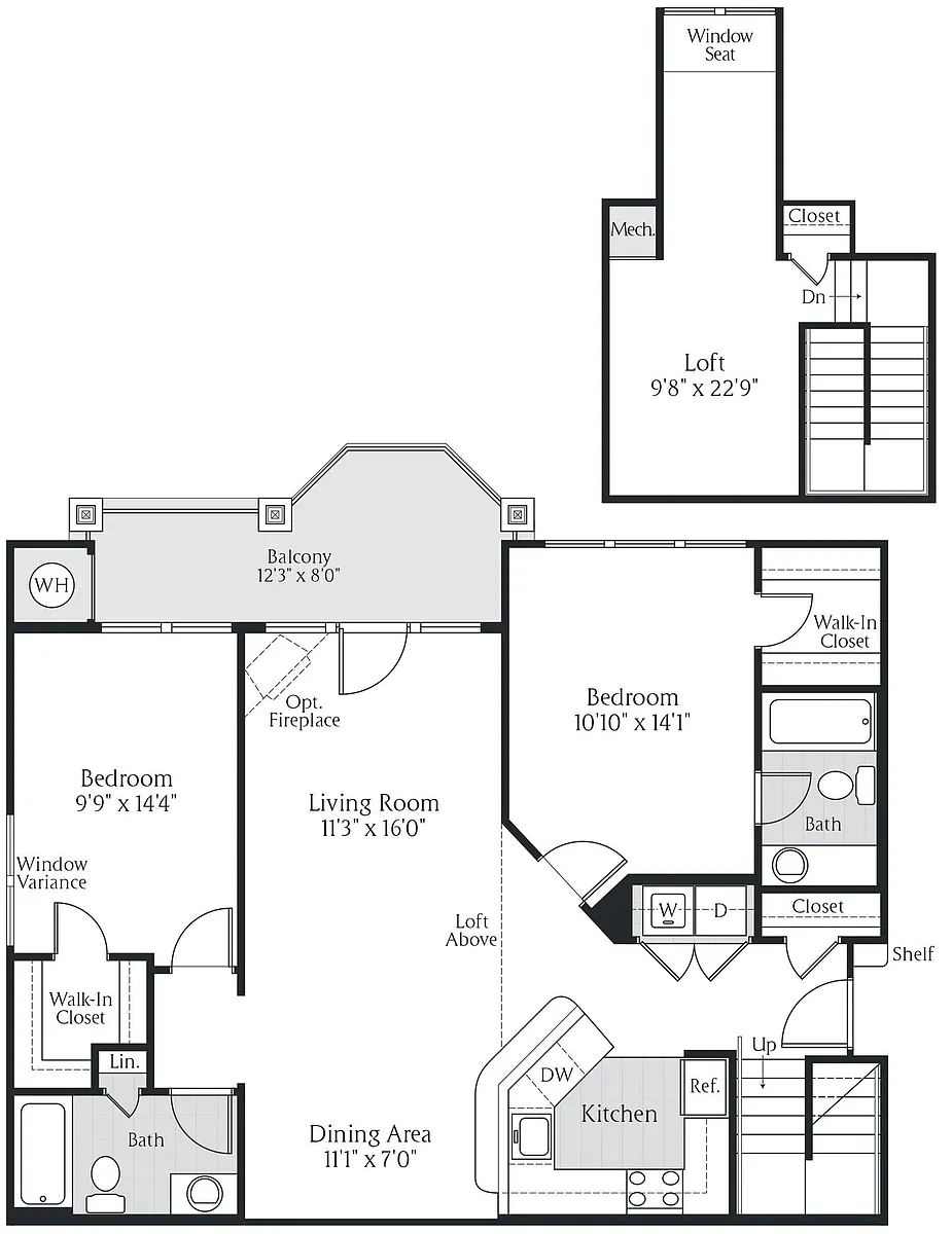 Floor plan The Willow