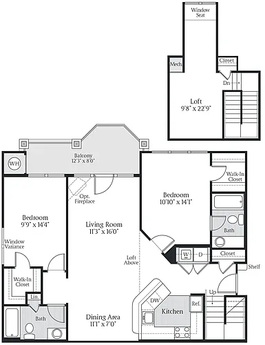 Floor plan The Willow