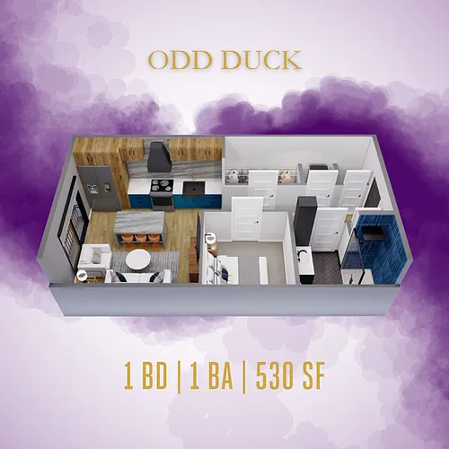 Floor plan Odd Duck