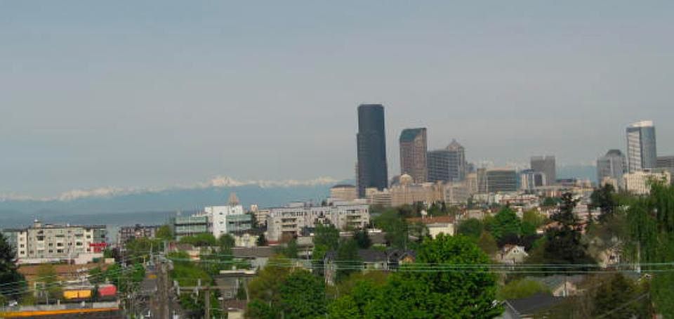 View of the Olympics