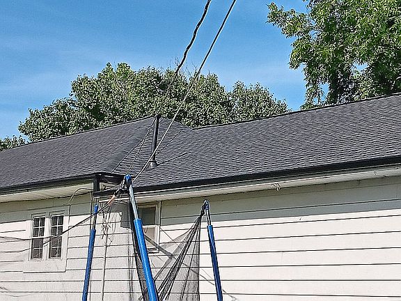 New roof and gutters 