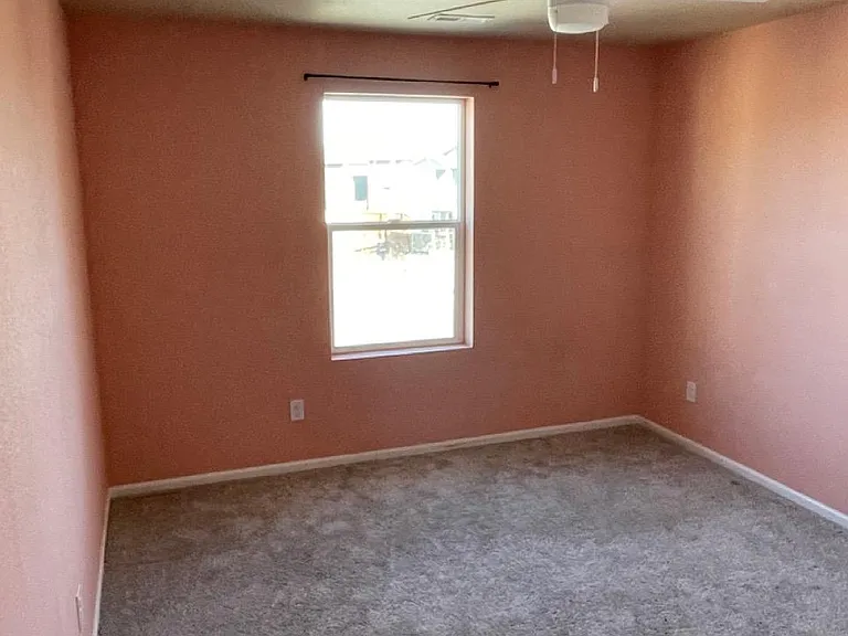 Upstair bedroom with closet
New paint and new vinyl flooring installed (no carpet)