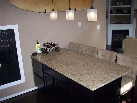granite w/ custom cabinets