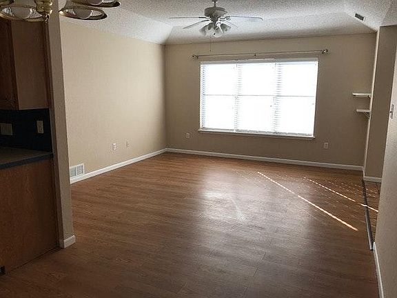 Living room viewed from dining area.