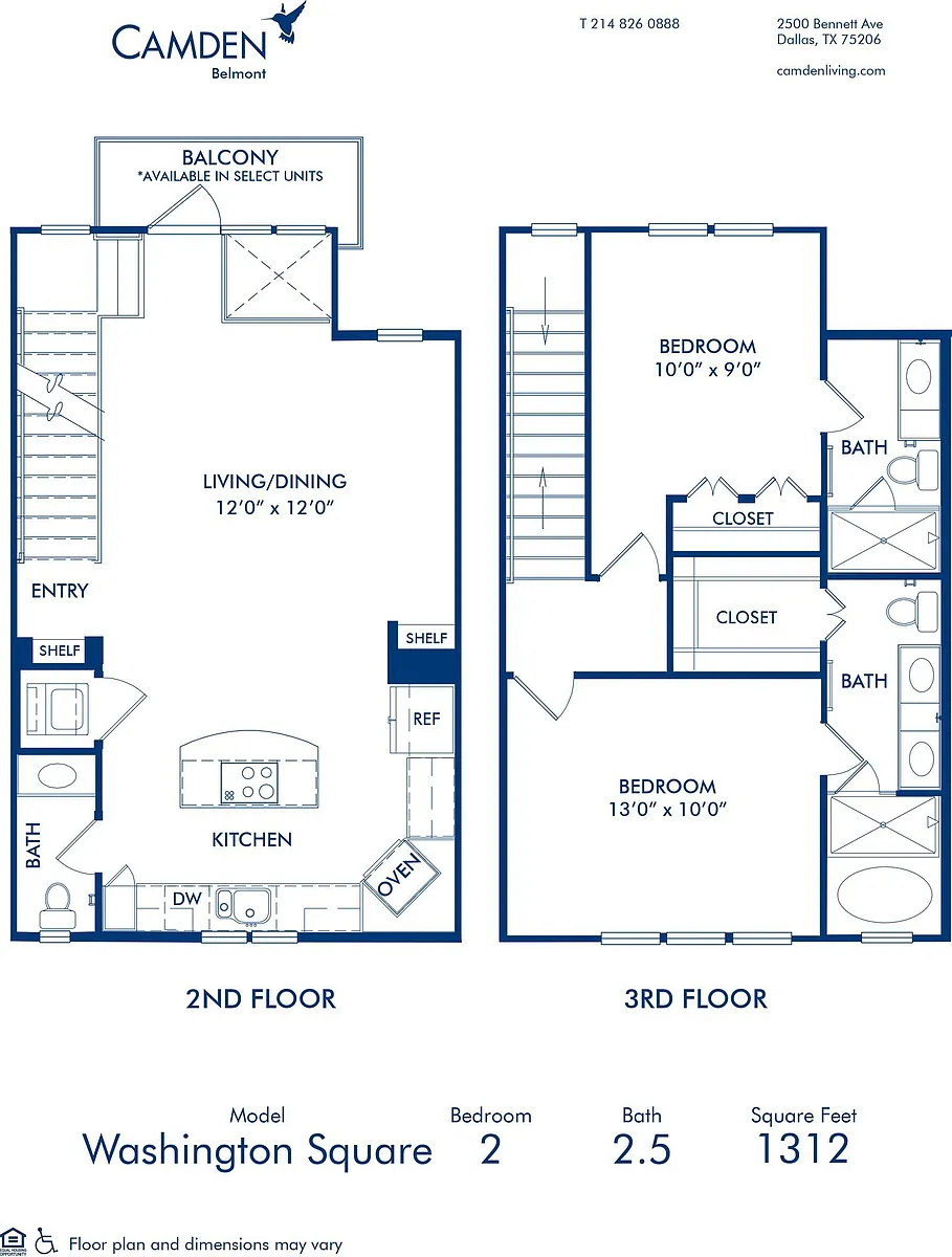 Floor plan Washington Square