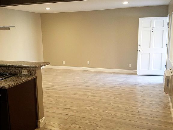 Open concept from dining area.