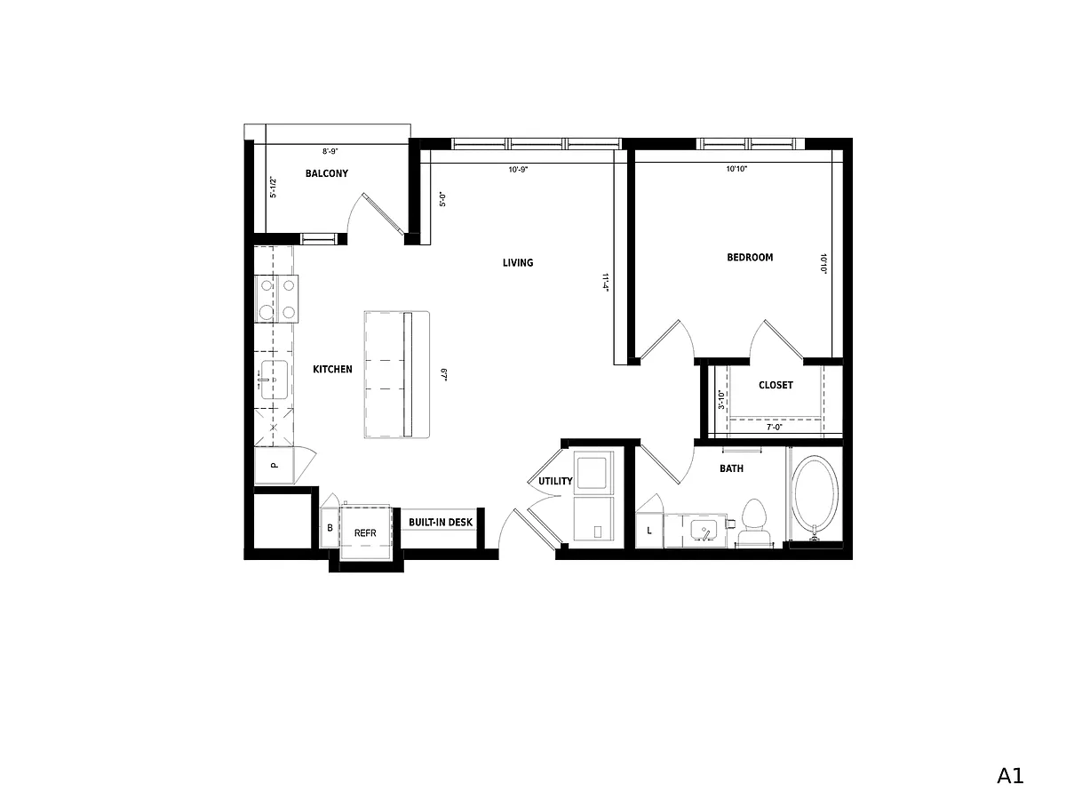 Floor plan A1