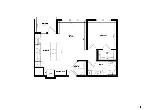 Floor plan A1
