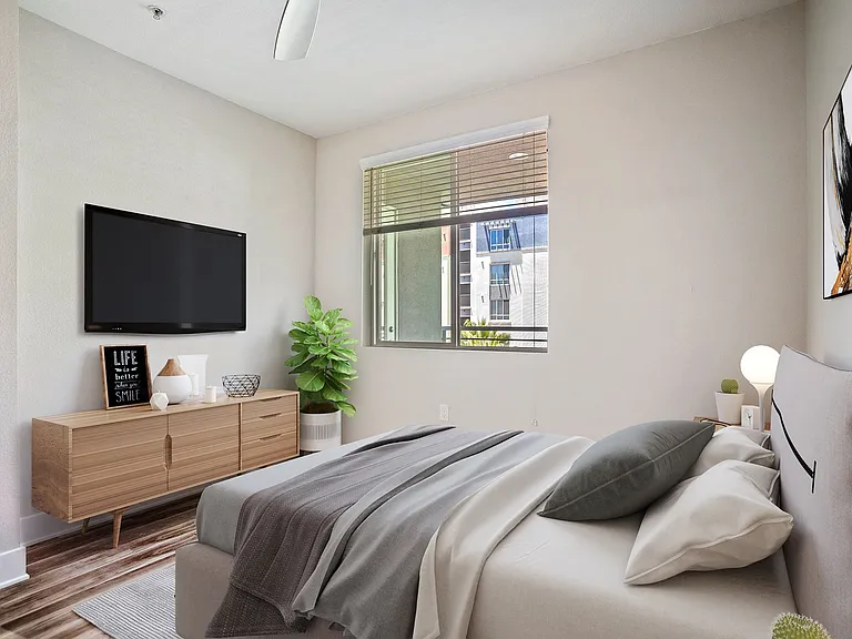 Bedrooms feature ample natural light and large closets