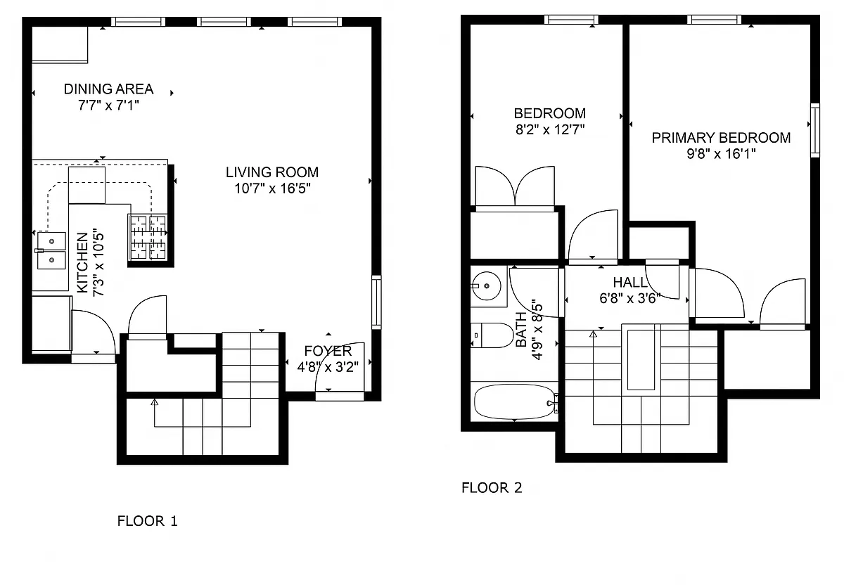 Floor plan tg2bd1Ba