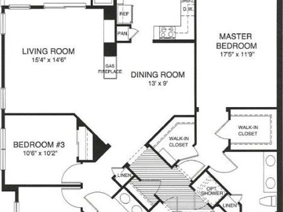 Note the very spacious floor plan