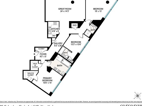 2nd image of 25 Columbus Cir #54D