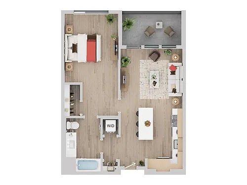 Floor plan 1B1