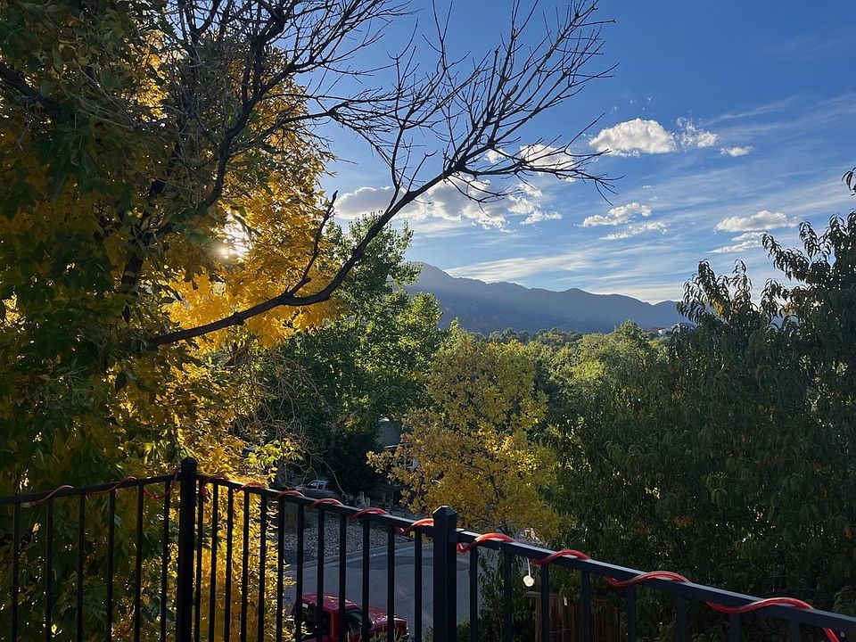 Mountain views from the deck!