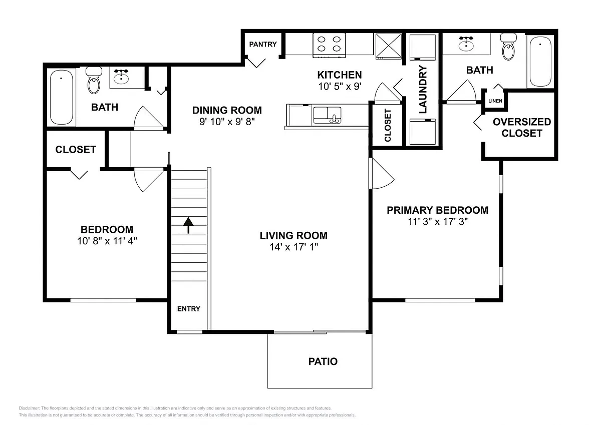 Floor plan Cypress w/Garage