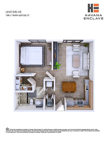 Floor plan B1R-HE