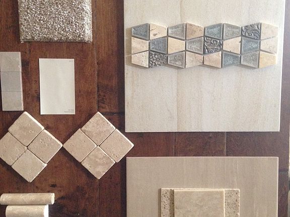 WOOD, TILE, TRAVERTINE