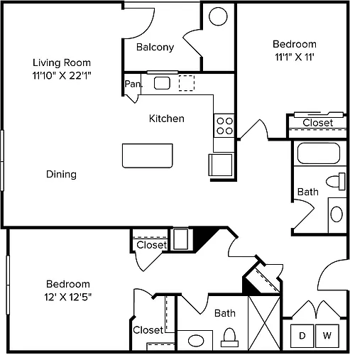 Floor plan B7A