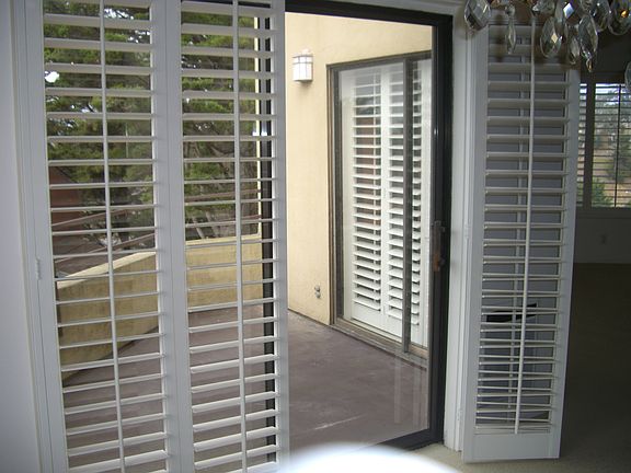 Private patio area