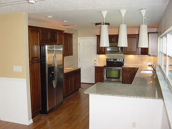 Kitchen with ss appliances