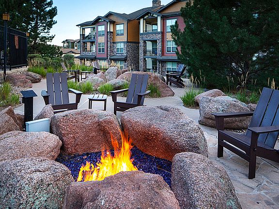 Two outdoor firepits