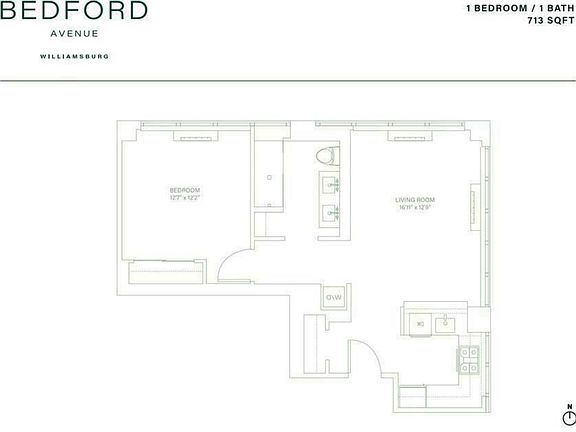 2nd image of 424 Bedford Ave APT 9D