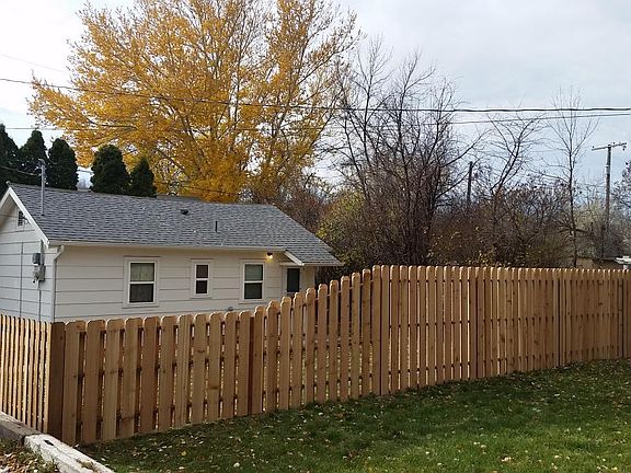 Private fenced yard