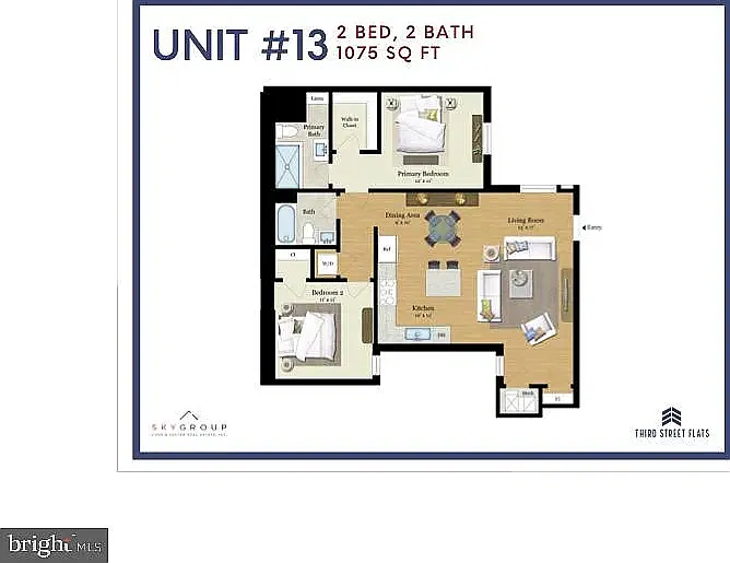 2 bed, 1075 sqft, $3,100 — Photo 2