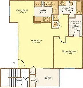 Floor plan ANDALUSIA