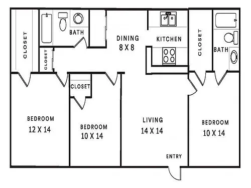 Floor plan C-1