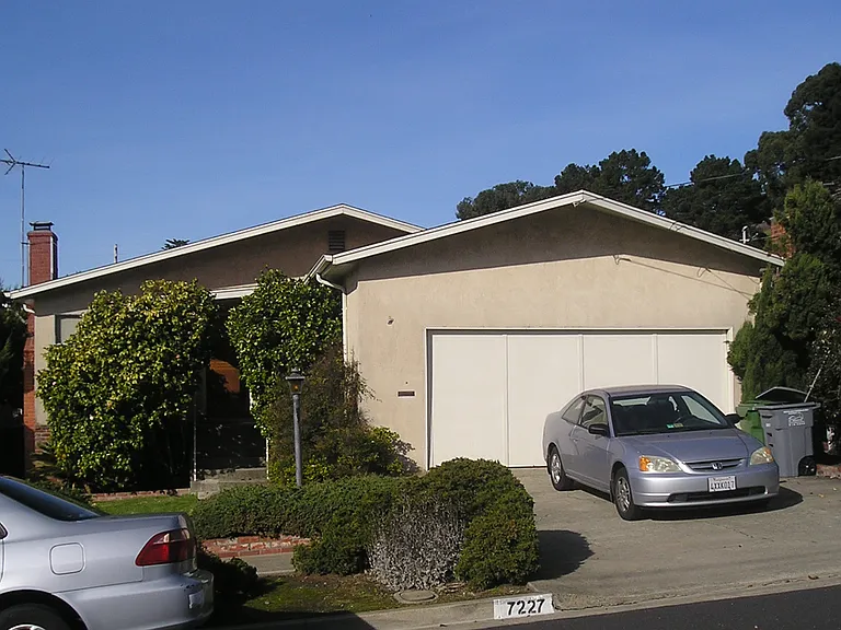 front of the house. trees are different now.