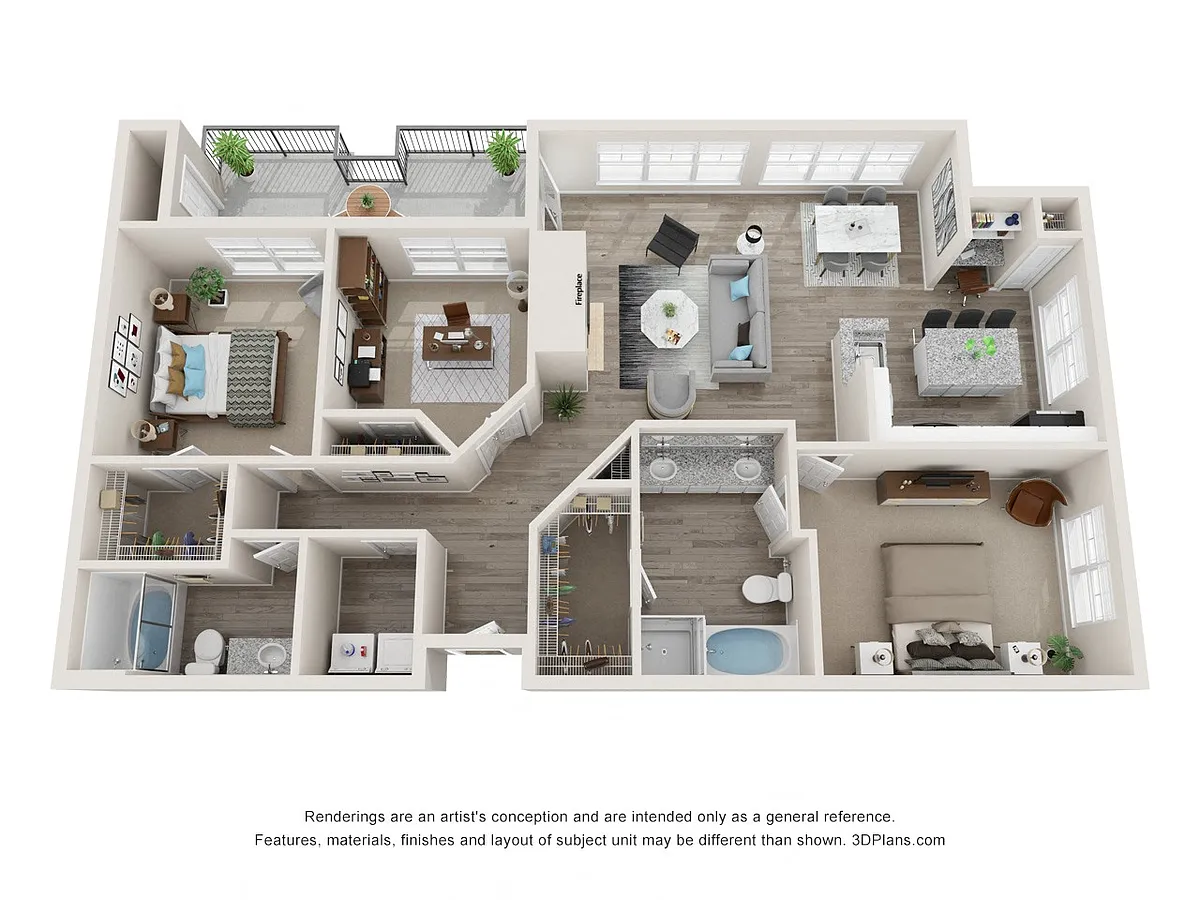 Floor plan The Uptown