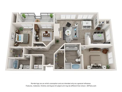 Floor plan The Uptown