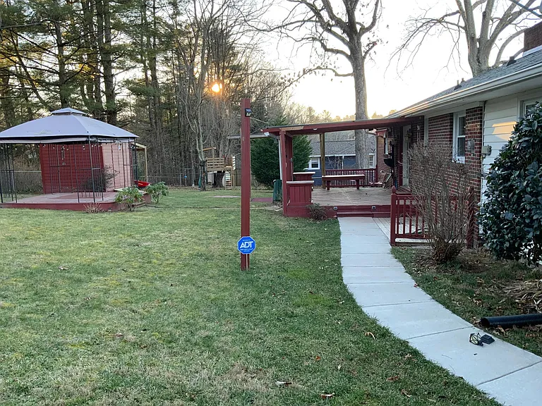 Backyard view