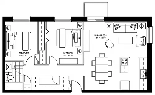 Floor plan 204