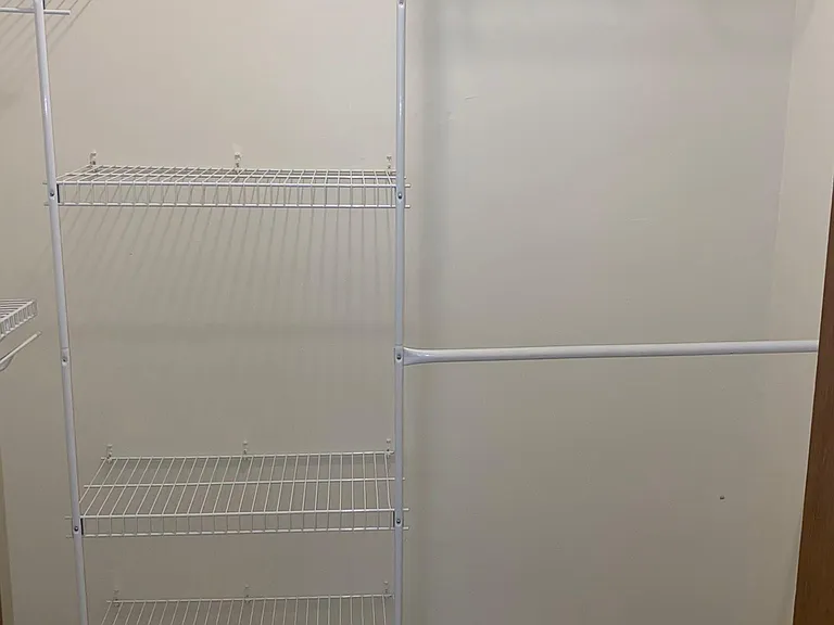 Master closet with organizer