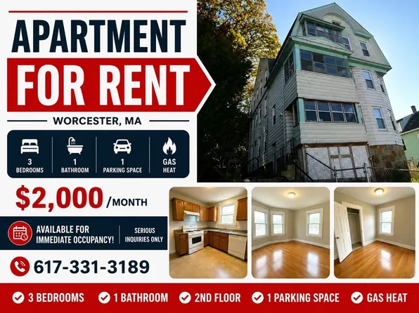 16 Everard St APT 2, Worcester, MA 01605