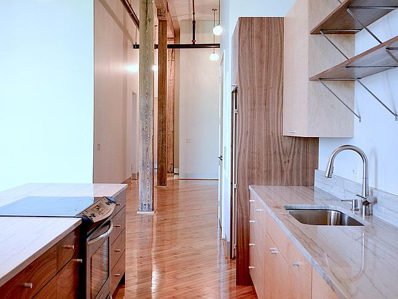 View of kitchen from walk in pantry