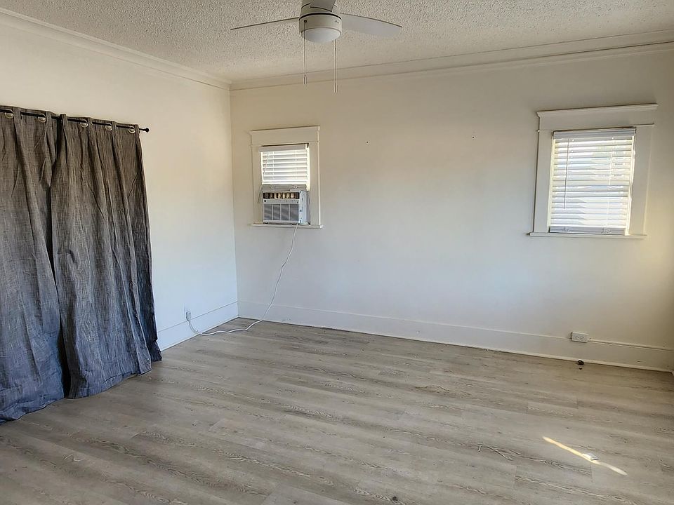 1st bedroom with privacy blackout curtains closed