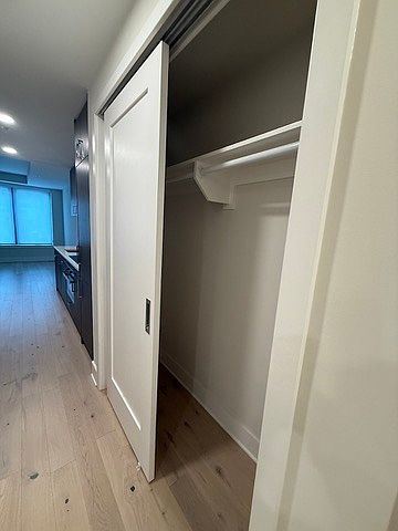 Coat/entryway closet.