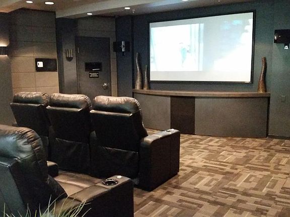 Theater in leasing office