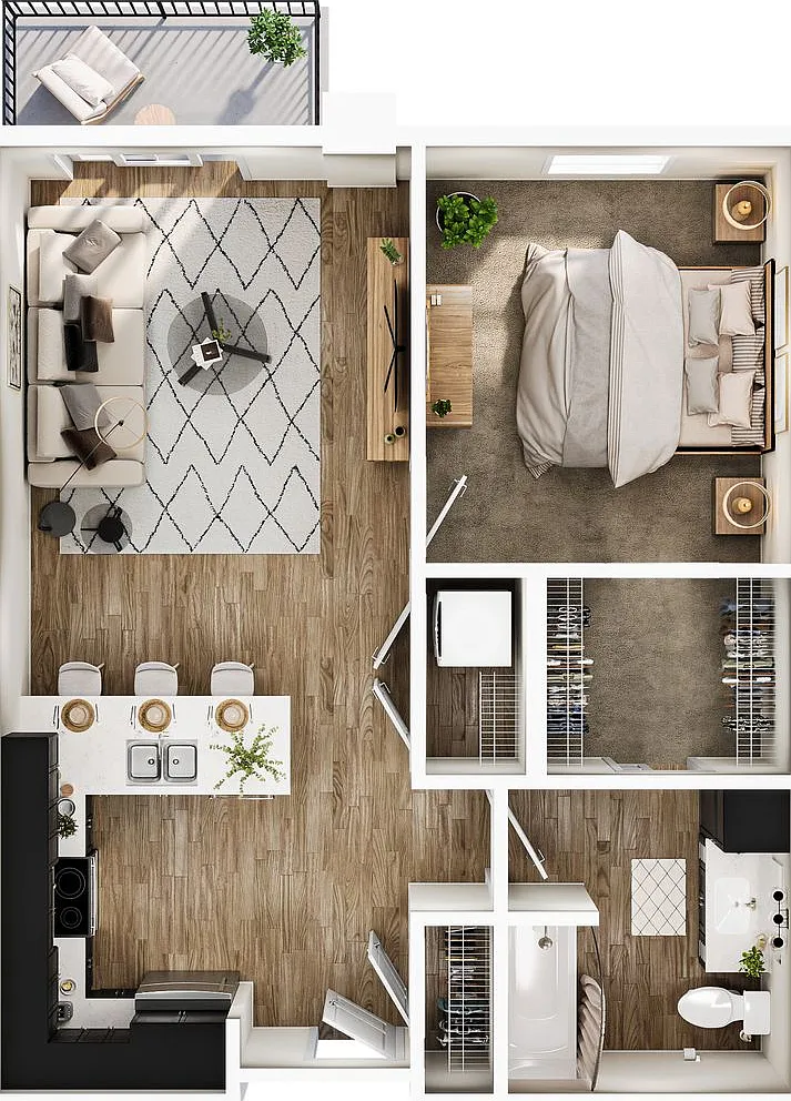 The Inlet - 1 Bedroom / 1 Bathroom — Photo 2