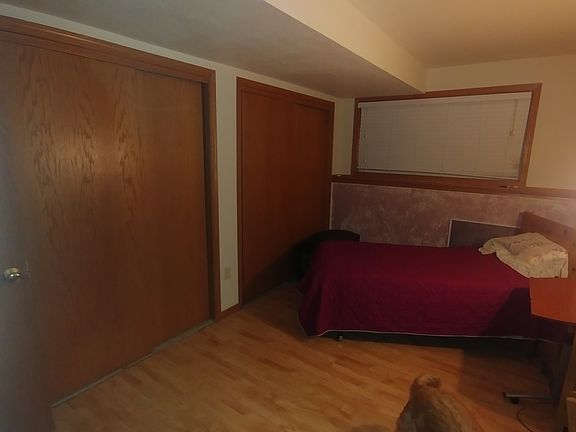 Lower bedroom closet view